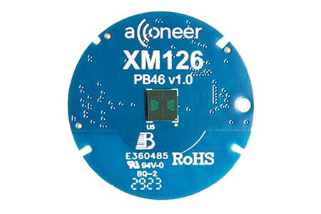 Acconeer module with Blue Tooth XM126