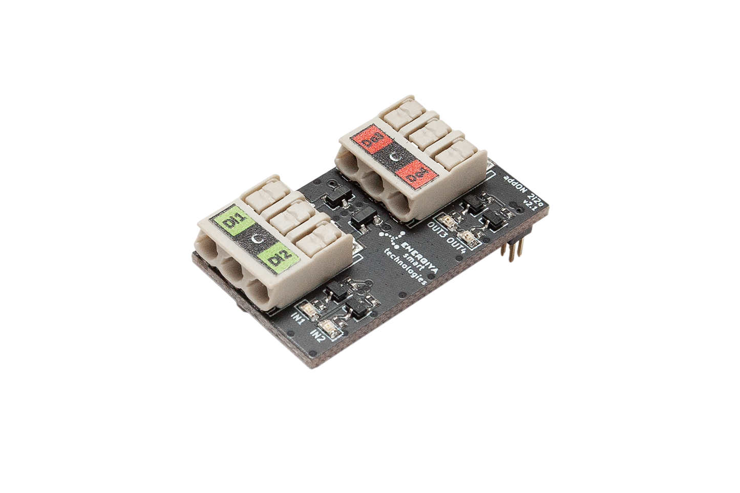 Energiya 2x digital input & 2x digital output addON extension card for FX30/FX30S Semtech Gateway
